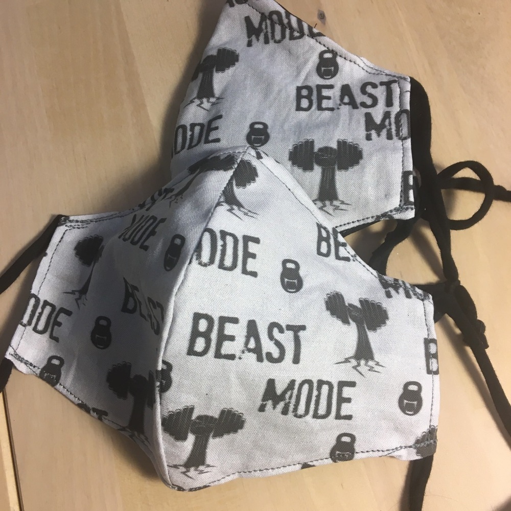 SALE!! Beast Mode masks w/ adjustable straps (2ct)